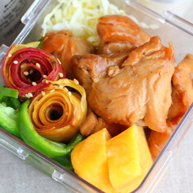 くるくる大学芋の茶色弁