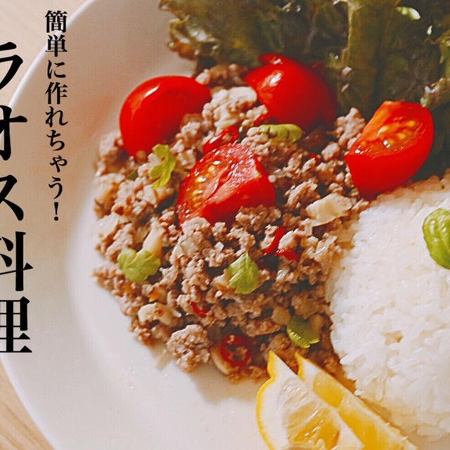 【栄養士レシピ】ラオス料理！スーパーに売ってる材料で作る！やみつき！「ラープ」