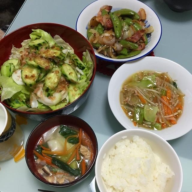 この前の夜ごはん