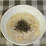 鶏胸挽肉の親子おじや（雑炊）