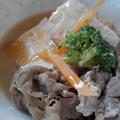 『竹本油脂さんごま油たっぷり肉豆腐』