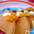 金柑シロップのパンケーキで、のんびり朝ごはん。 by quericoさん
