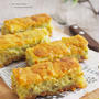 食宣伝com.　逸品・アボカド で レモンピール入りチーズケーキ