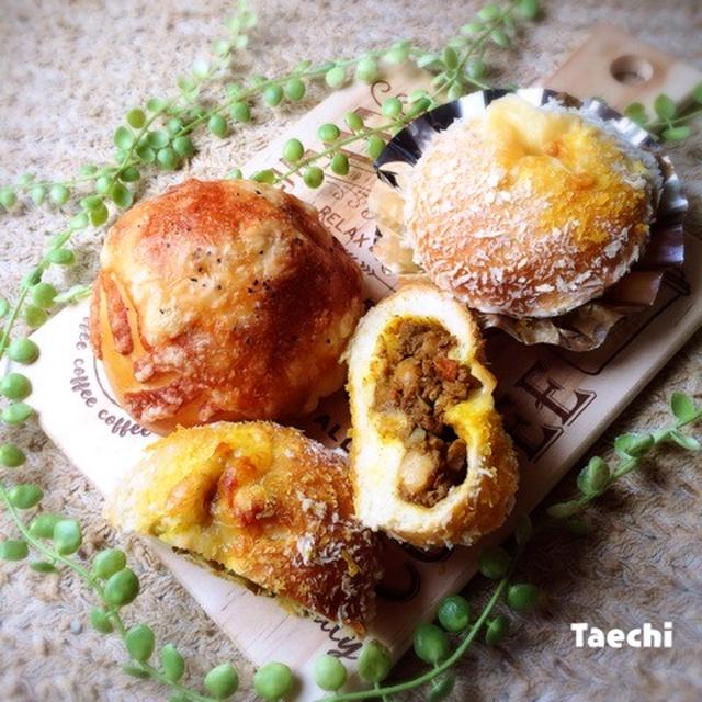 焼きカレーパンとホップスプルマン