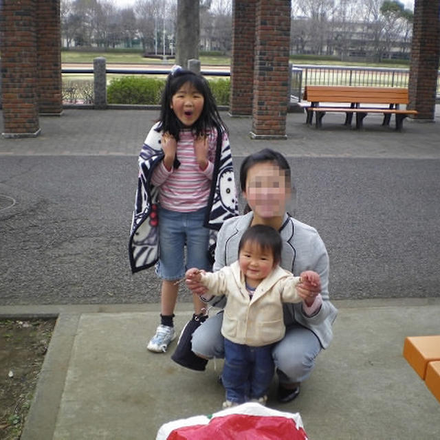 一日早かった、公園オープン日〜公園でピクニック