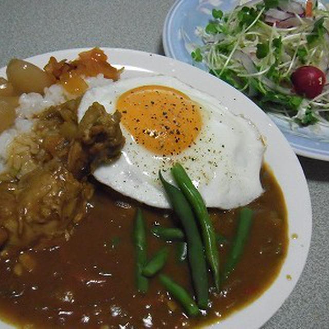 手羽元カレー。カレー弁当