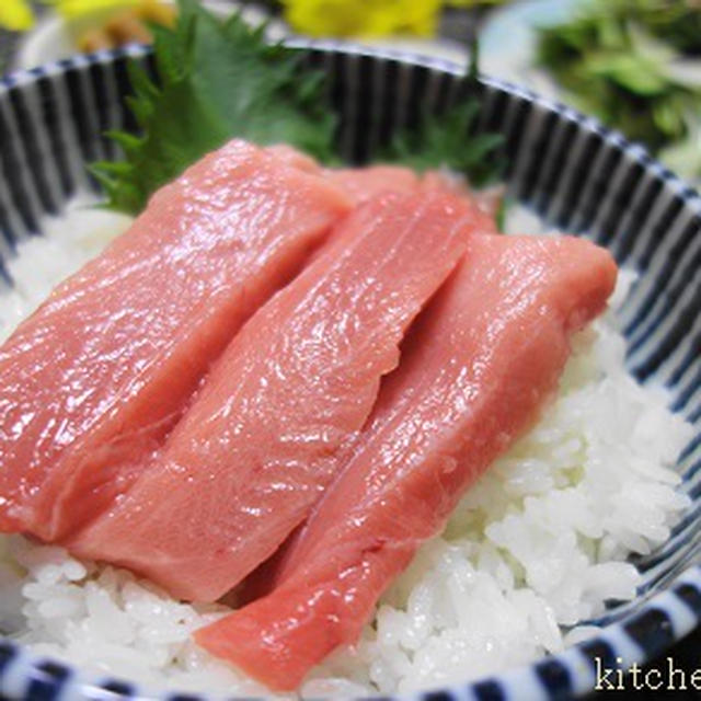 中トロ丼♪夫、お疲れ様です！