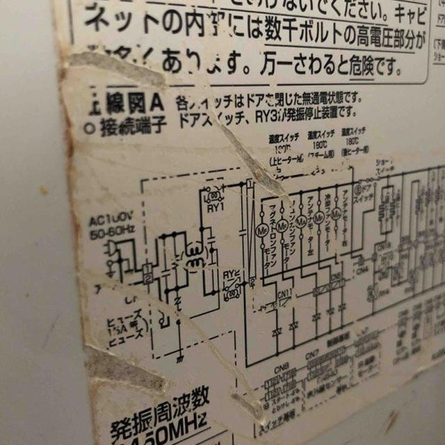 悩むオーブンレンジ