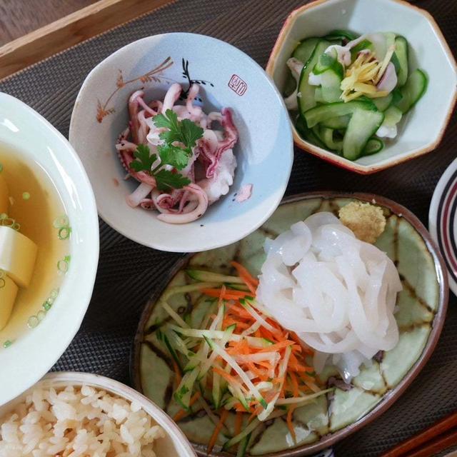 イカづくしの昼ごはん#本日のおうちごはん