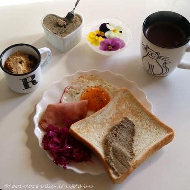 今日の朝ごパン～レバーペースト