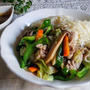 【自己管理上手は疲れを溜めない】『豚肉とピーマンの胡麻酢そうめん』ヘルシー美肌レシピ