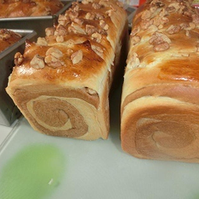 ナッツカフェローフ食パン作り（犬仲間でパン作り）