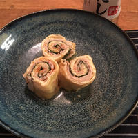 ほうれん草×豚バラ×油揚げ巻き