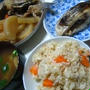 チヌ飯・焼き魚・あら煮