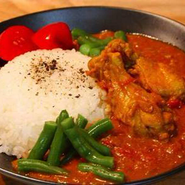 昨日のVENTめしで紹介したいんげんまめと骨付きチキンのカレー