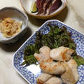 慌てて準備した夕飯