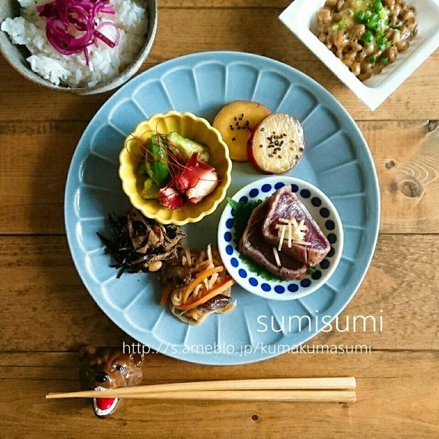 カツオのたたきの和ンプレート