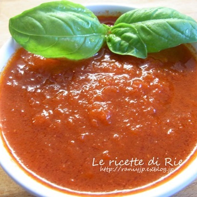 Passata di pomodori ♡イタリア料理の基本トマトソース〜セミドライ簡単バージョン〜