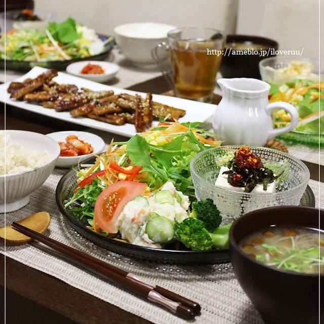 生野菜が食べたかった日。～サラダ定食～