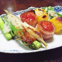 夏野菜の串焼き