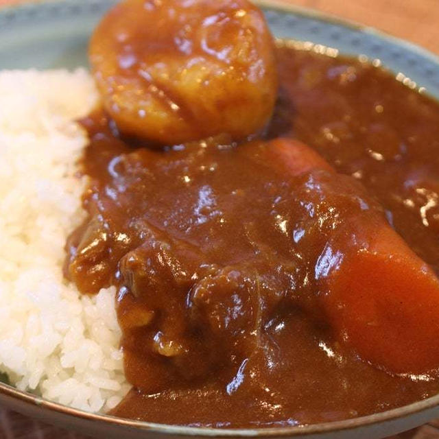 圧力なべで♪牛筋カレーを大量に仕込むと幸福度が爆上がり( *´艸｀)