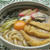 忙しい日曜のお昼ごはん、キツネのお月見。