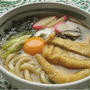 忙しい日曜のお昼ごはん、キツネのお月見。