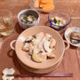 ささみとさつまいもにホワイトソースがけ　晩ごはん