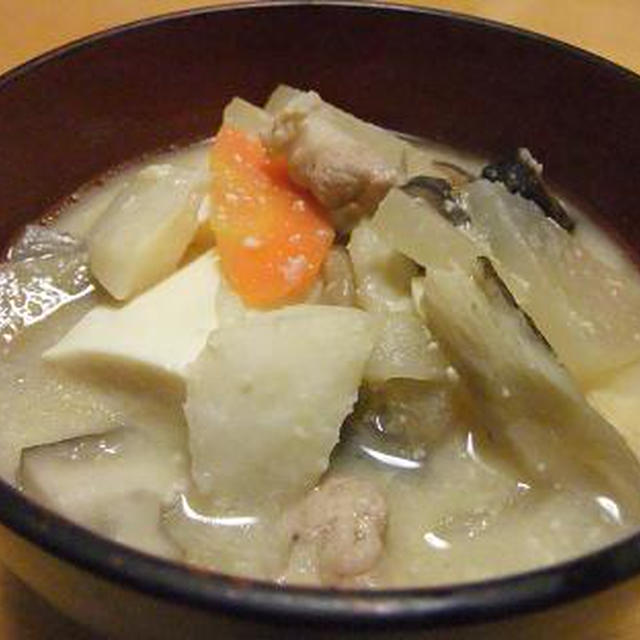 酒粕入りあったか豚汁