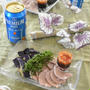 レンジ蒸しなすと冷しゃぶ。火を使わず色鮮やか、夏のおつまみ。