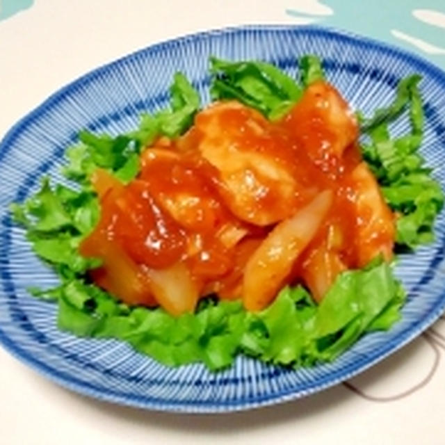 鶏むね肉のチリソース