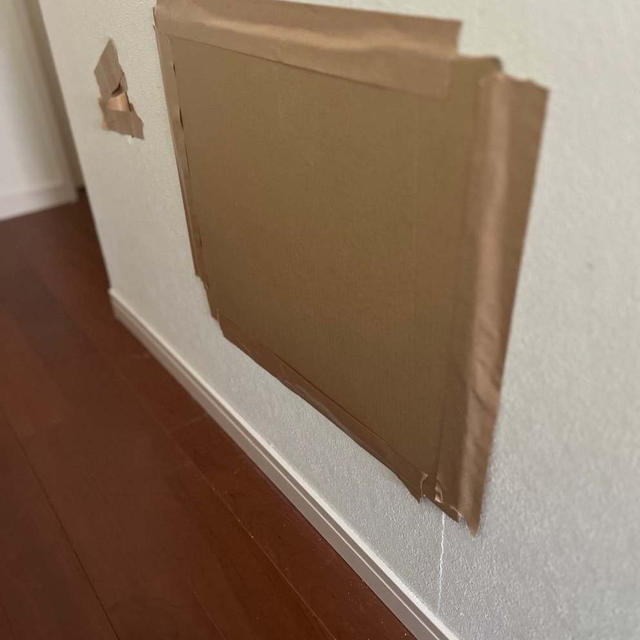 家に新たな穴が(*_*)