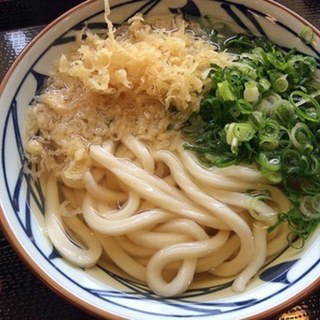 買い物の途中に丸亀製麺へ