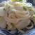 「白菜と青葱の焼きうどん」