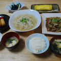 昨夜は大根のそぼろ煮など～！