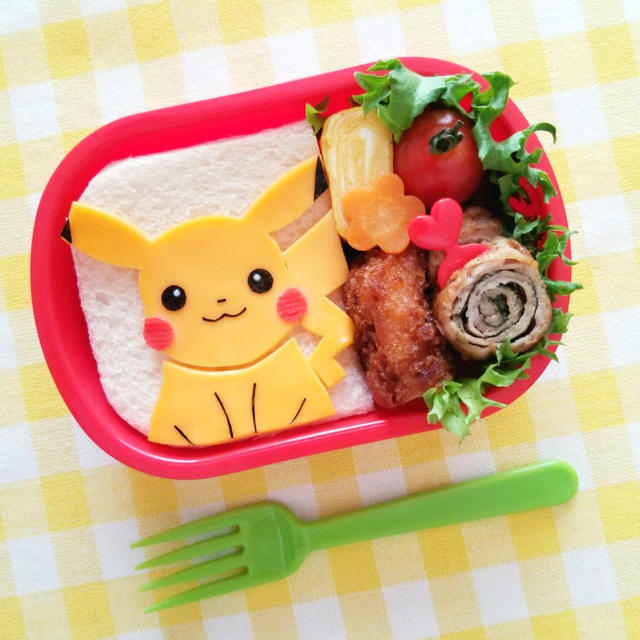 ポケモン ピカチュウのサンドイッチキャラ弁 By 森崎りよさん レシピブログ 料理ブログのレシピ満載