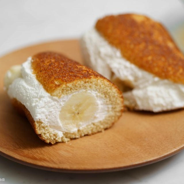フライパンで作るバナナオムレットのレシピ