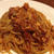 おうちごはん：メジロのラグーソースパスタ