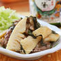 たけのこと豚肉のしそ味噌炒めと、「ちぃそれはやめて…汗」