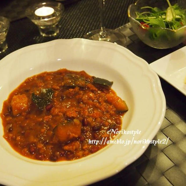 ミラクルレシピのカボチャ小豆カレー♪
