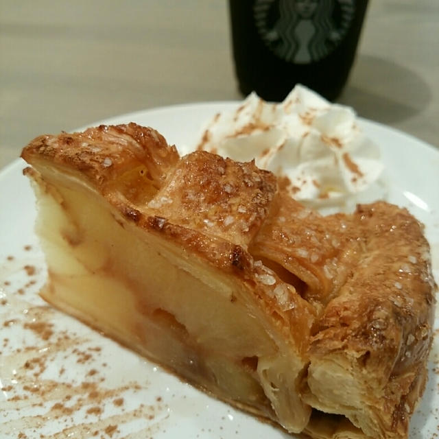 スタバ☆アップルパイ