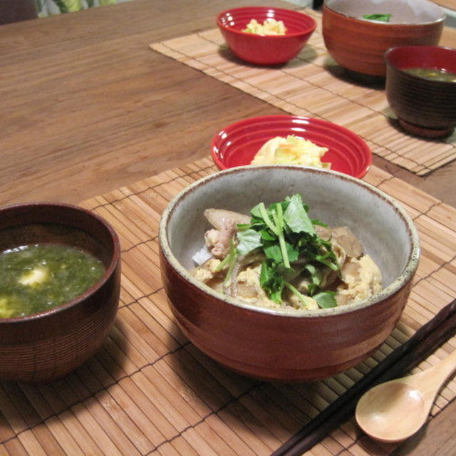 ごぼうと豚肉のすき煮丼