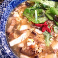 豆腐と卵を使ってひとひねり：豆腐の酸辛湯、豆腐と卵の薬味ソースがけ