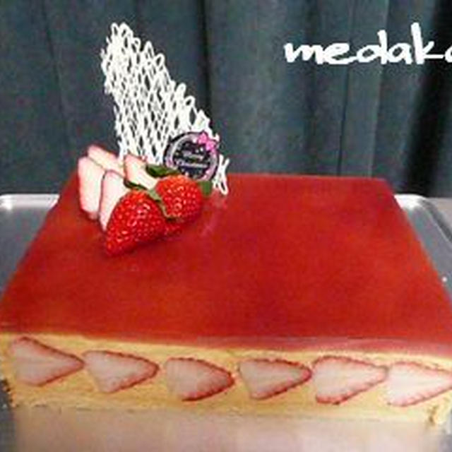 苺のクリスマスケーキ フレジェ By こむぎさん レシピブログ 料理ブログのレシピ満載