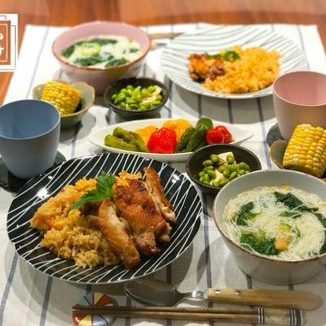 【献立】ママランチ会の『ついで作り置き』で夜ごはん
