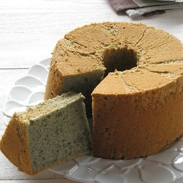 よもぎのシフォンケーキ♪