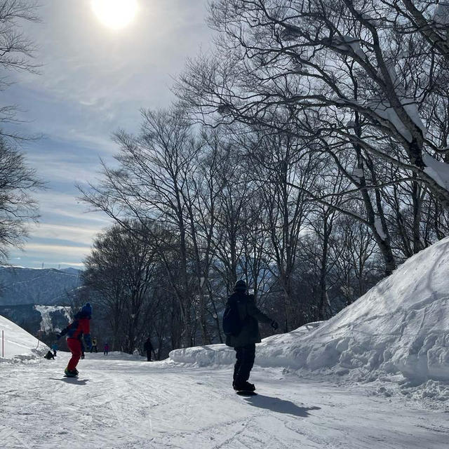 雪の上だけ人が変わる夫