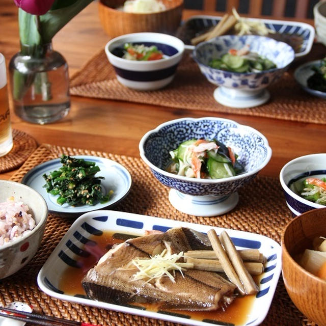 黄金比で作るカレイの煮つけ（レシピ）。和食ごはん。
