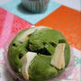 White Chocolate & Green Tea Muffin ホワイトチョコと抹茶のマフィン