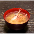 シマエビの味噌汁